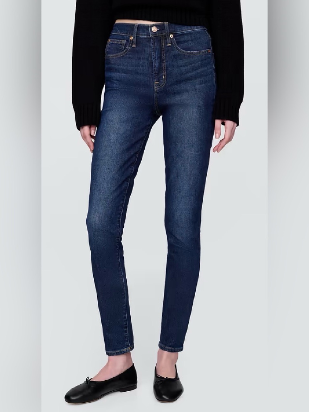 GAP Womens “True Skinny” Jeans in Dark Wash Sz 26R